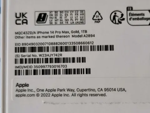 IPHONE 14 PRO MAX 1TB GOLD
